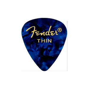Fender Plektrum Classic Shape Red Thin