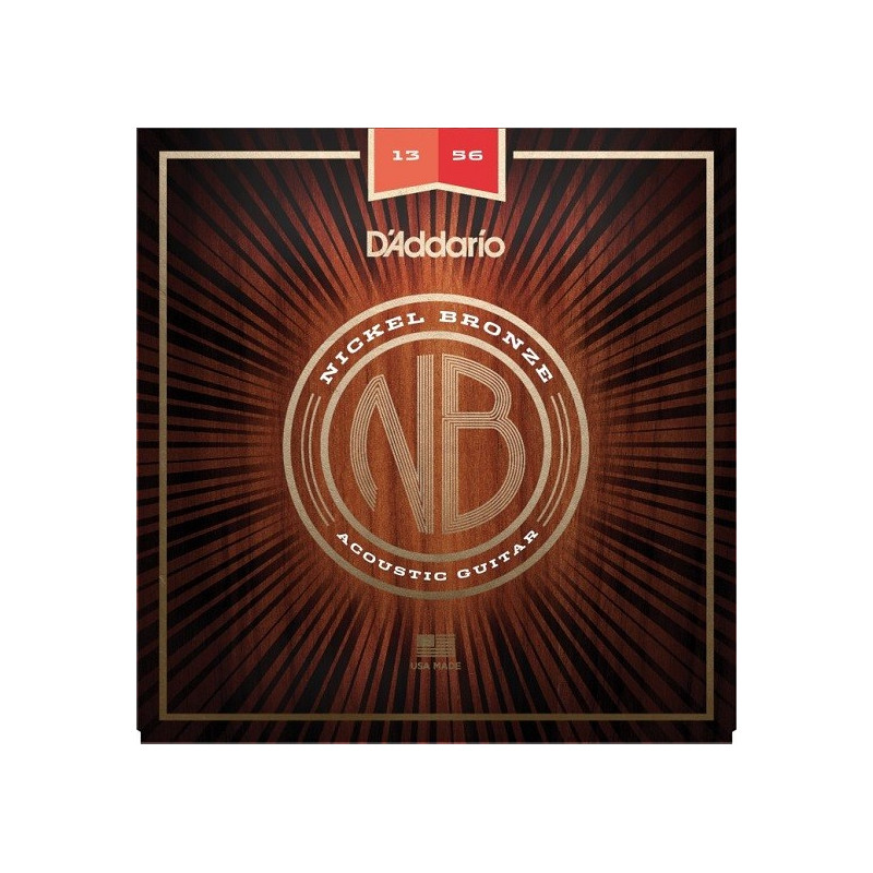 D'Addario NB Nickel Bronze Custom Light 013-056