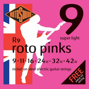 Rotosound R9 Roto Pinks Super Light 9-42