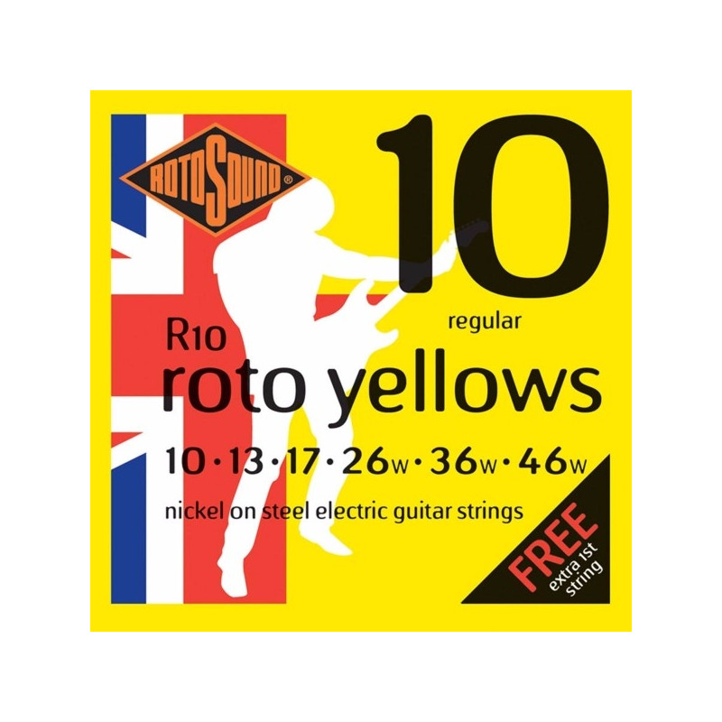 Rotosound R10 Roto Yellows Regular 10-46