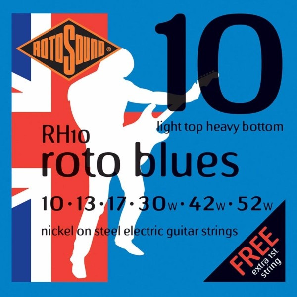Rotosound RH10 Roto Blues Light Top/Heavy Bottom 10-52