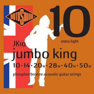 Rotosound JK10 Jumbo King Acoustic X Light 10-50