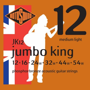 Rotosound JK12 Jumbo King Acoustic Medium Light 12-54